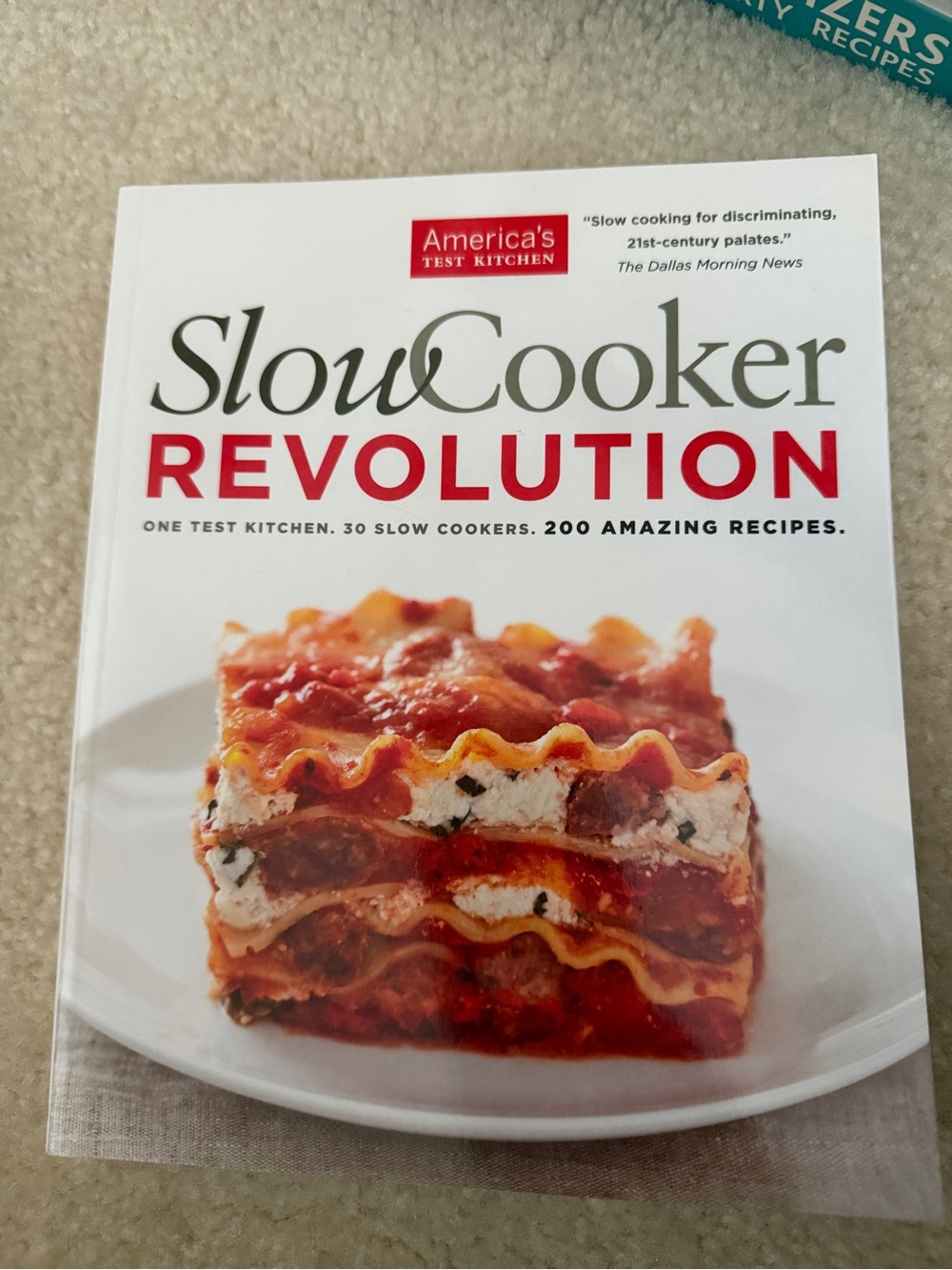 Slow Cooker Revolution Cookbook - White/Red Cover